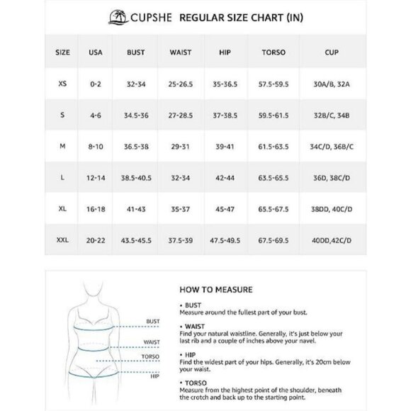 **Cupshe** Women's V Neck One Piece Swimsuit Lace Up Bathing S Black - Picture 8 of 9